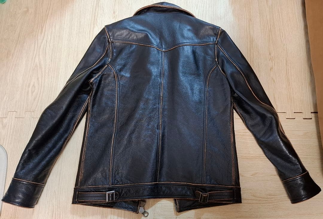 【美品・希少】ジャックローズ × カラーズ 武装戦線 ライダースジャケット牛本革