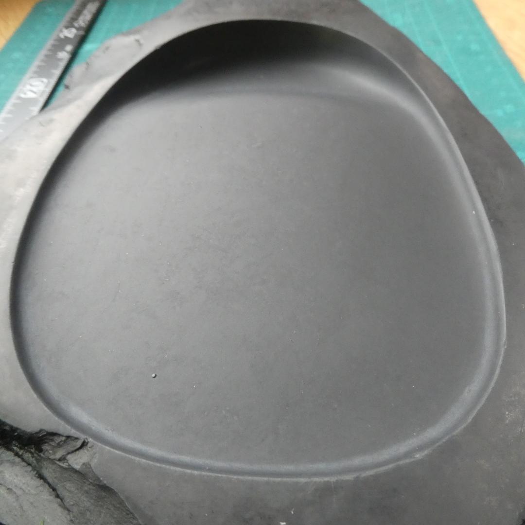 書道 硯 雨畑硯７⑥ 雨畑真石 最高級品 大型硯