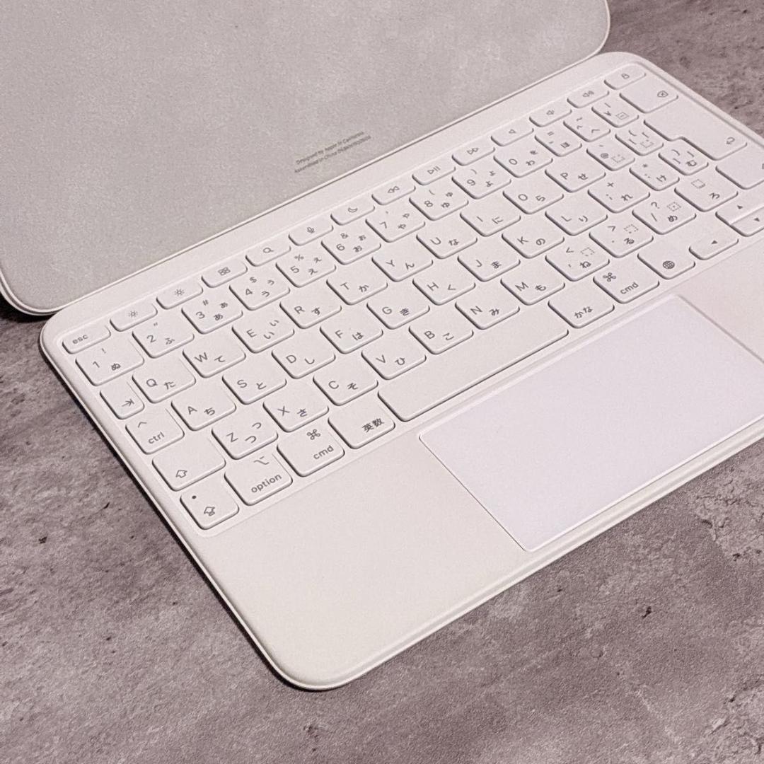 Apple キーボードフォリオ ホワイト MQDP3J/A A2695 正規品
