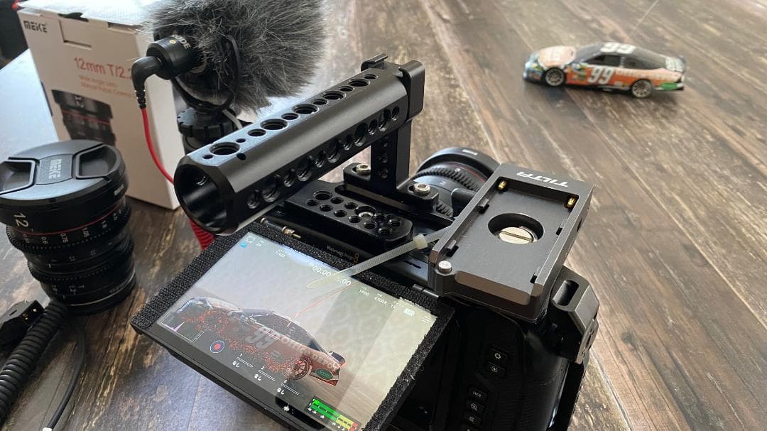 【みさき】BMPCC4K+TILTAフリップスクリーン シネマレンズ２本他