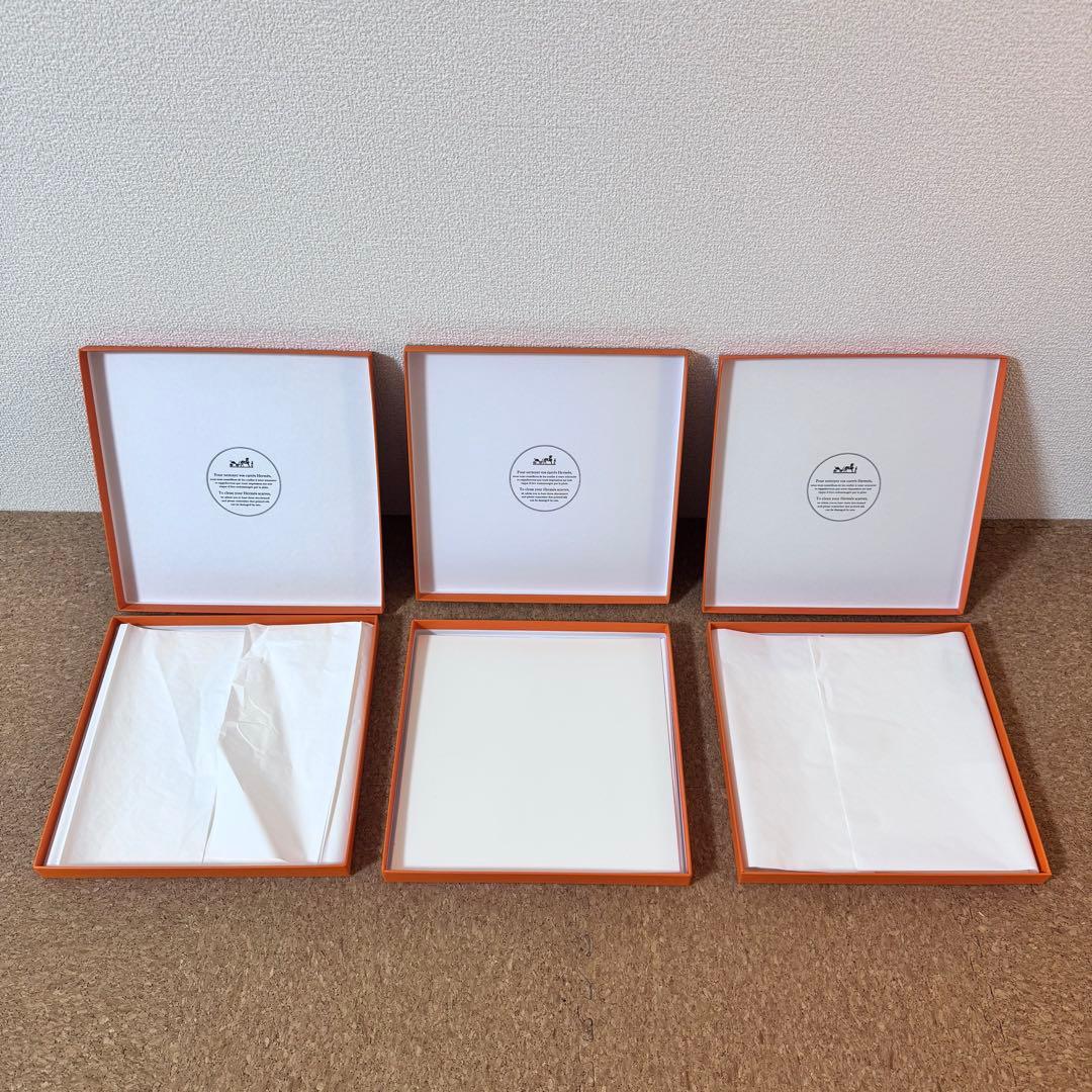 【美品】エルメス 空箱 7個 カレ90 スカーフ