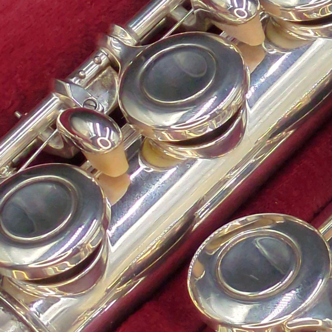 フルート　調整済　ニッカン(現ヤマハ)インペリアル(銀製頭部管、Eメカ銀メッキ)