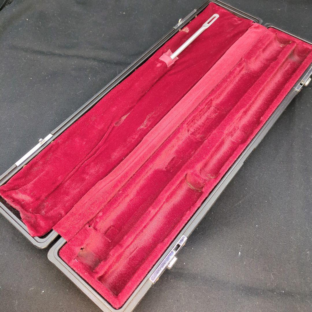 フルート　調整済　ニッカン(現ヤマハ)インペリアル(銀製頭部管、Eメカ銀メッキ)