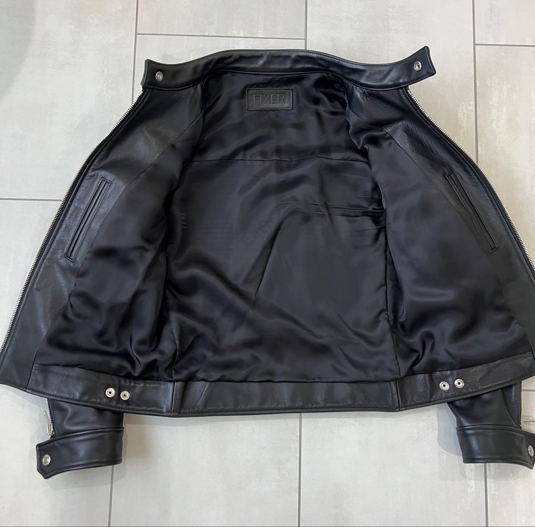 FIXER F2 シングルライダース　レザージャケット　48
