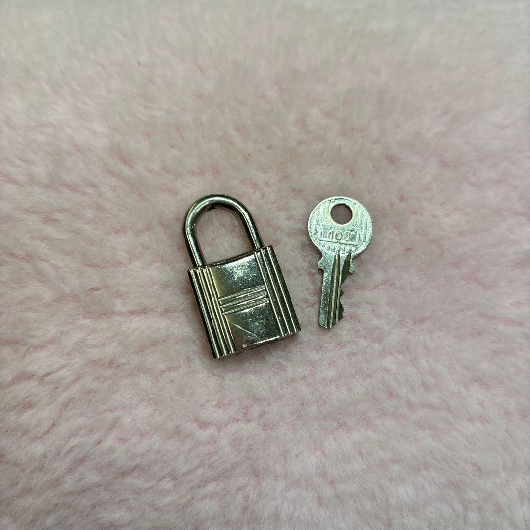 エルメス　カデナ　シルバー　No.100 南京錠