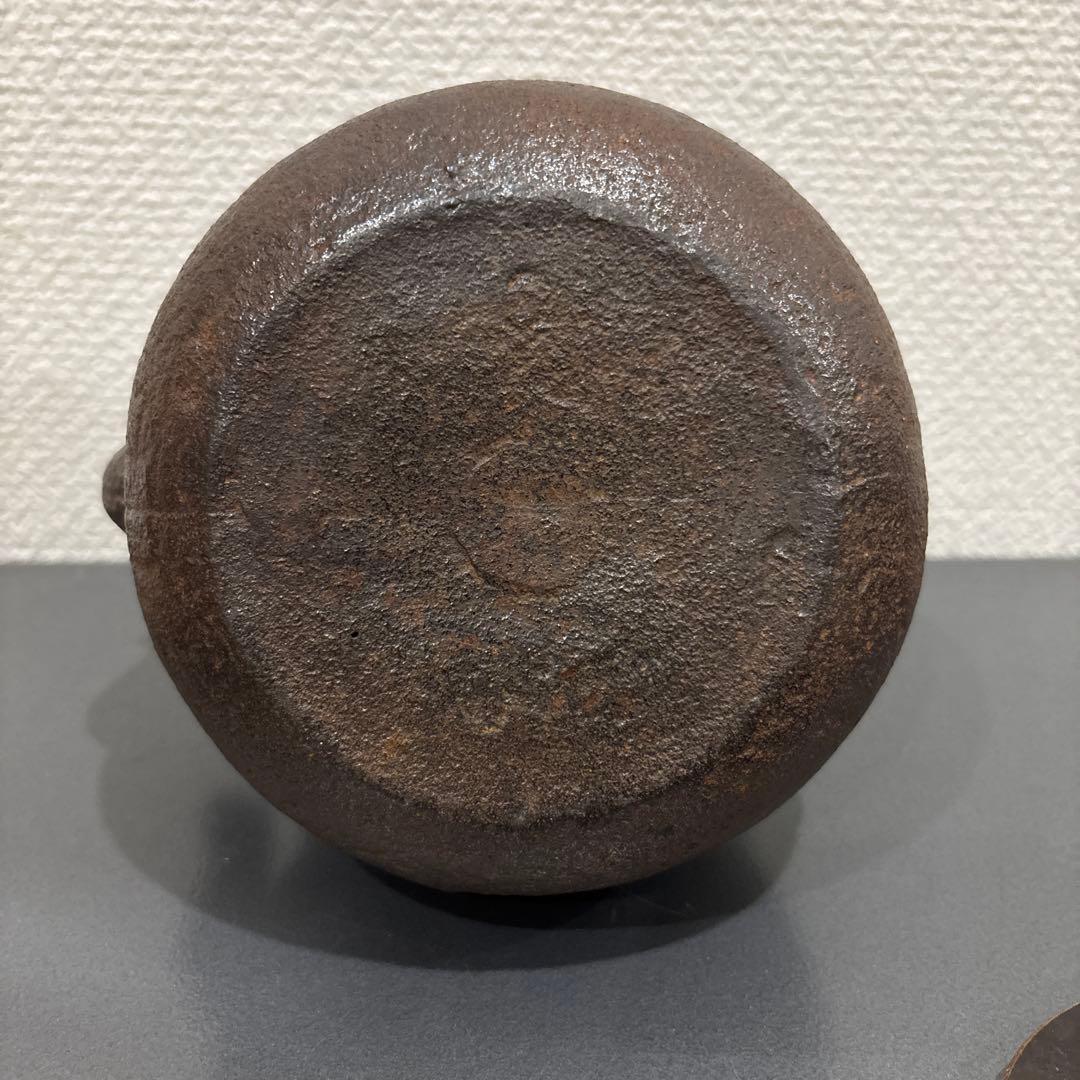 鉄製 鉄瓶　龍口　龍文堂造　小ぶり