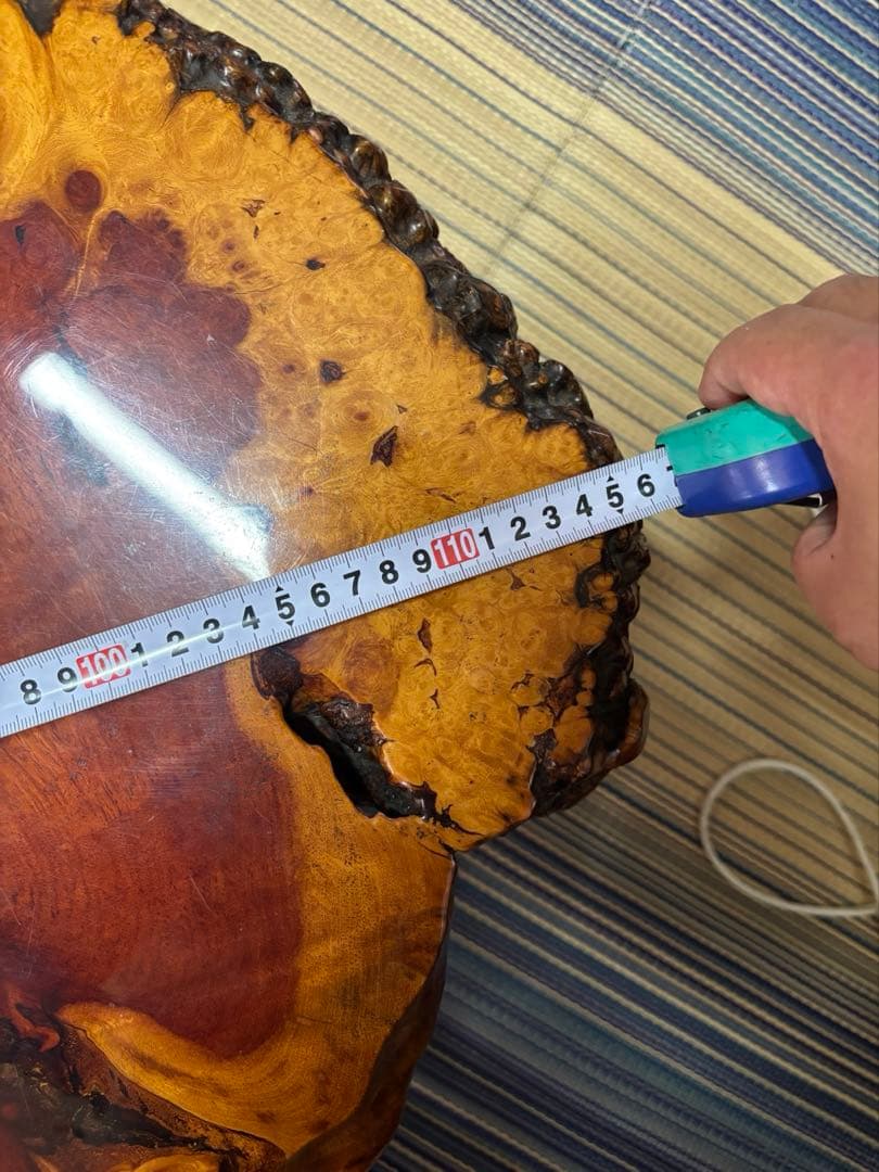 希少　花梨　 座卓 一枚板 高級テーブル　天然木製　光沢座卓　アンティーク