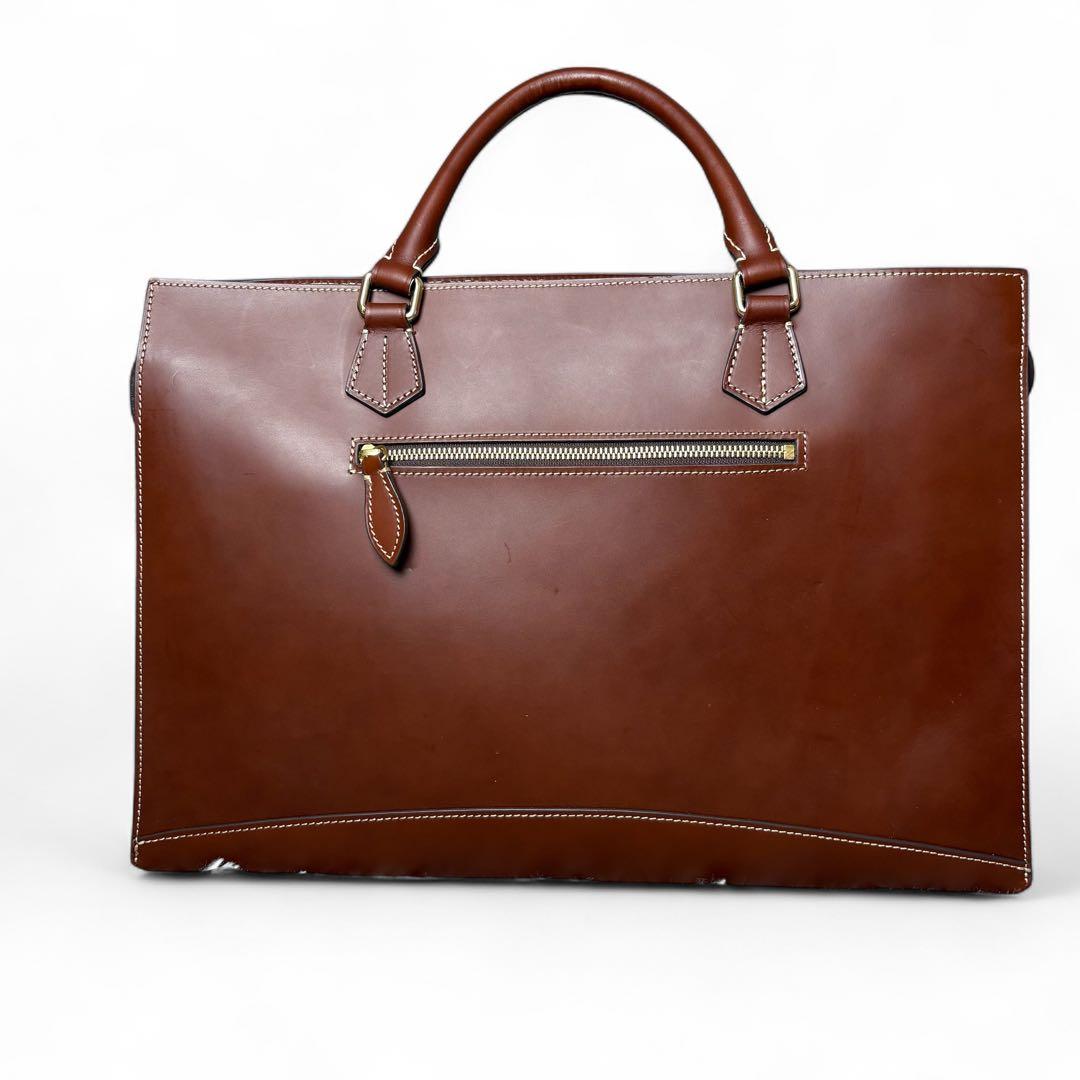 【極美品】ボルドリーニセレリア ビジネスバッグ レザー ブリーフケース　A4収納