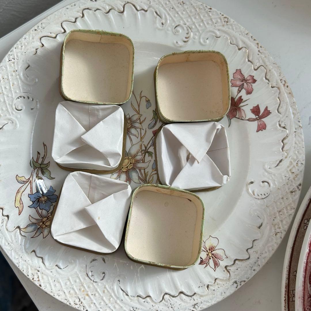 フランスアンティーク　NYMPHEA パウダーボックス　3個セット