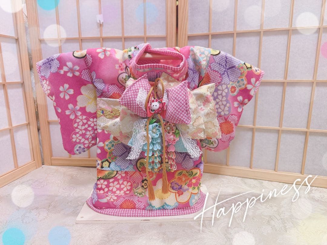 B454.pon2pan2☆犬オーダーお着物☆犬お着物