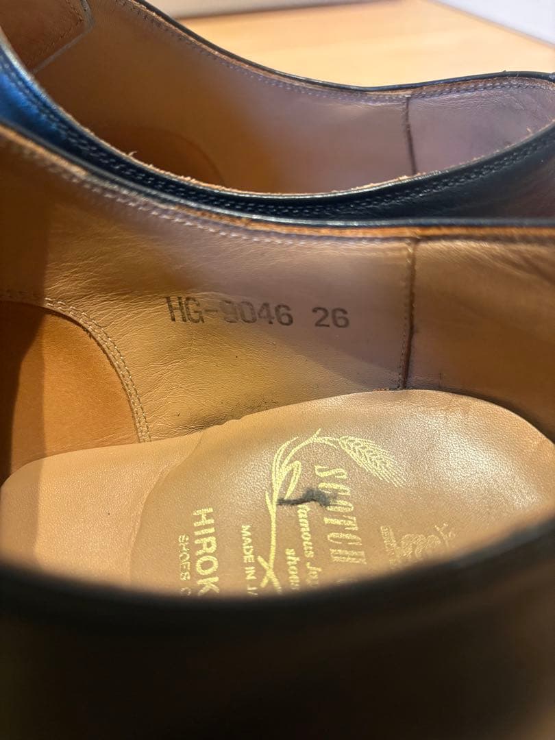 SCOTCH GRAIN ストレートチップ 内羽根26