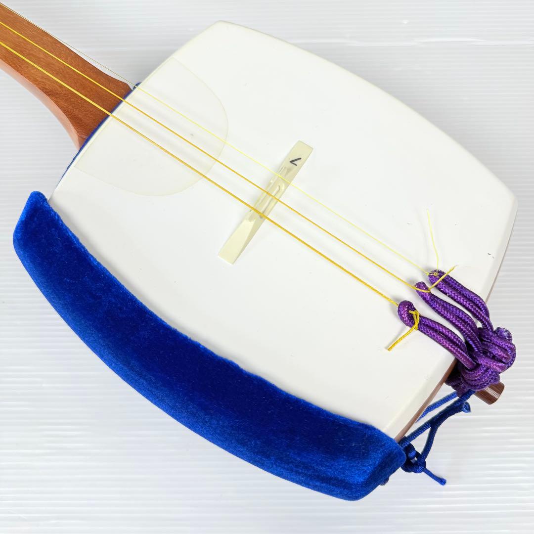 【美品♪】 三味線 全長約98cm ソフトケース付き♪