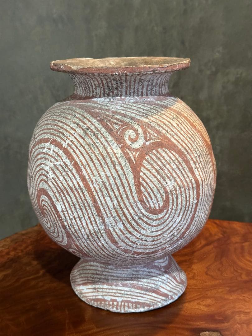 土器骨董　壺　タイ王国バンチェン遺跡出土品？　最終価格