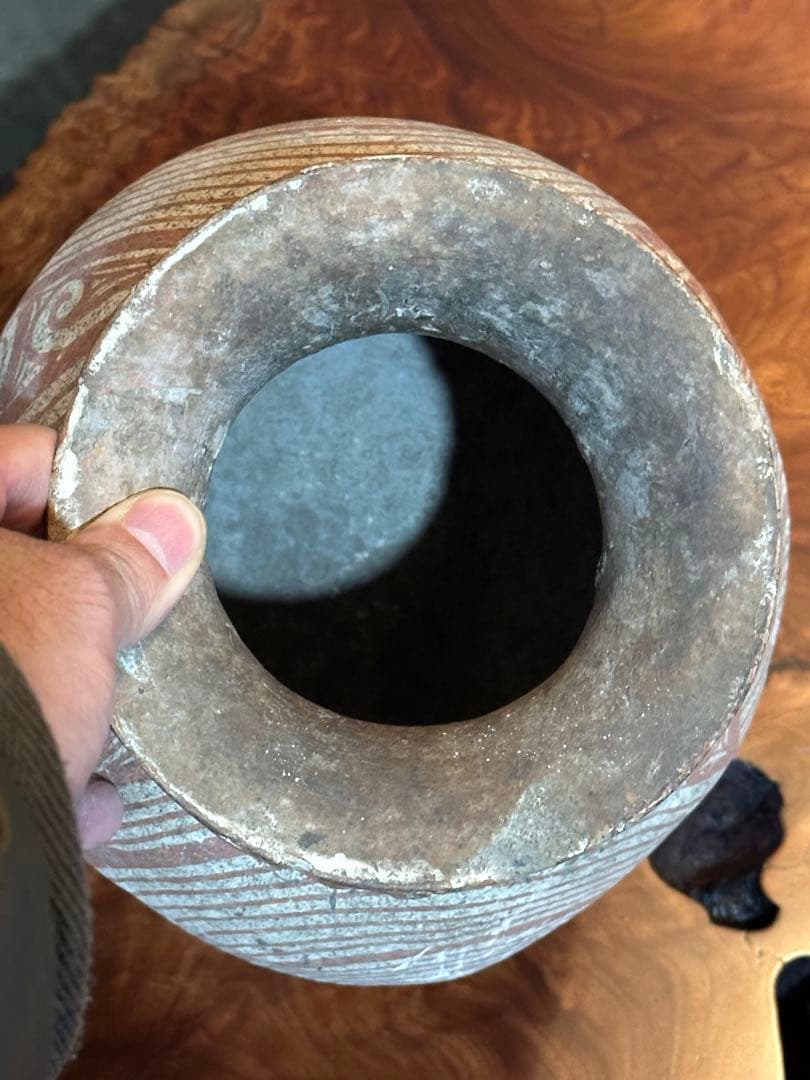 土器骨董　壺　タイ王国バンチェン遺跡出土品？　最終価格