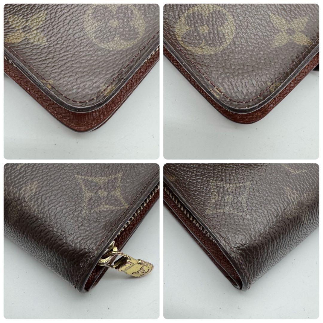美品✨️ルイヴィトン　モノグラム　コンパクトジップ　折り財布　wallet　ミニ
