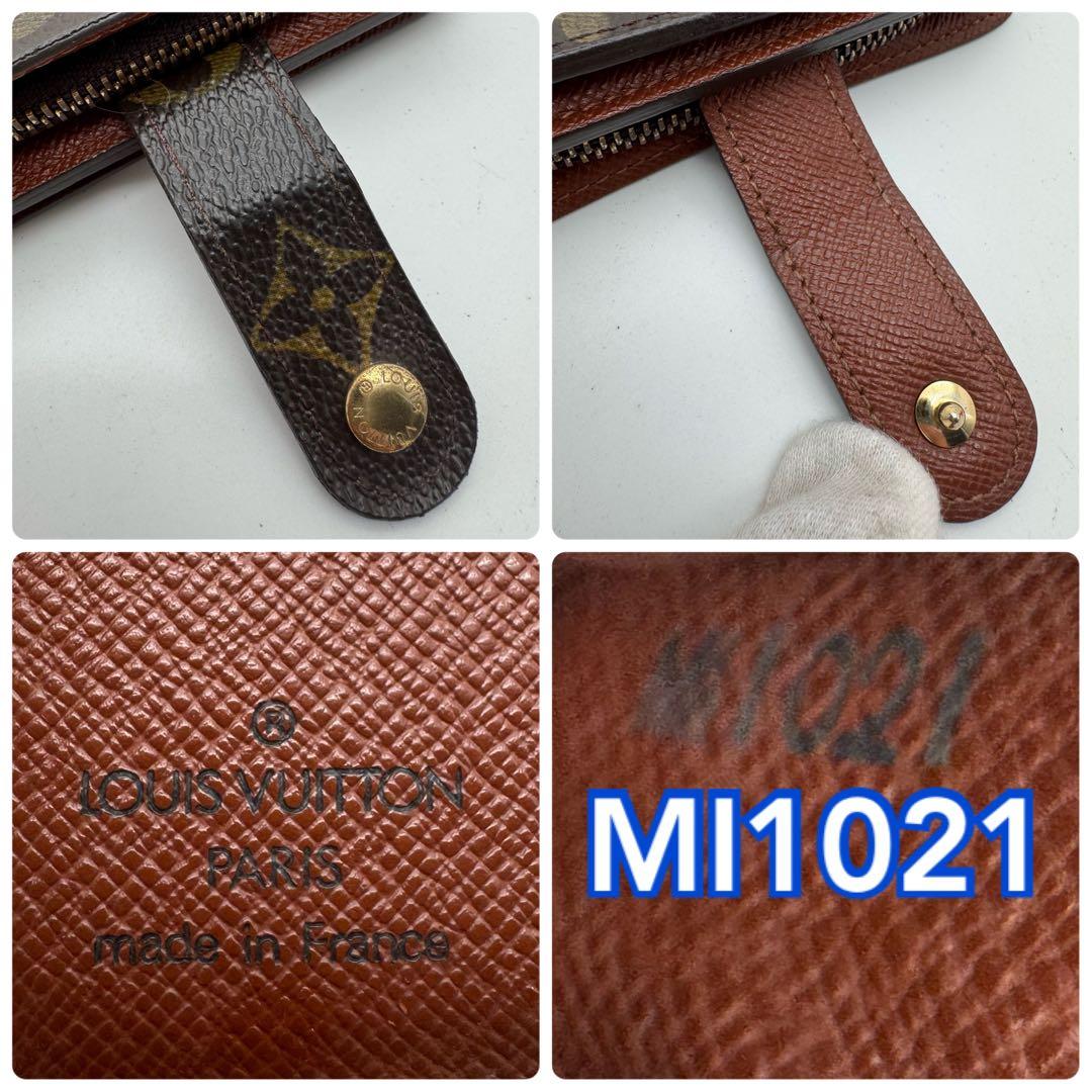 美品✨️ルイヴィトン　モノグラム　コンパクトジップ　折り財布　wallet　ミニ