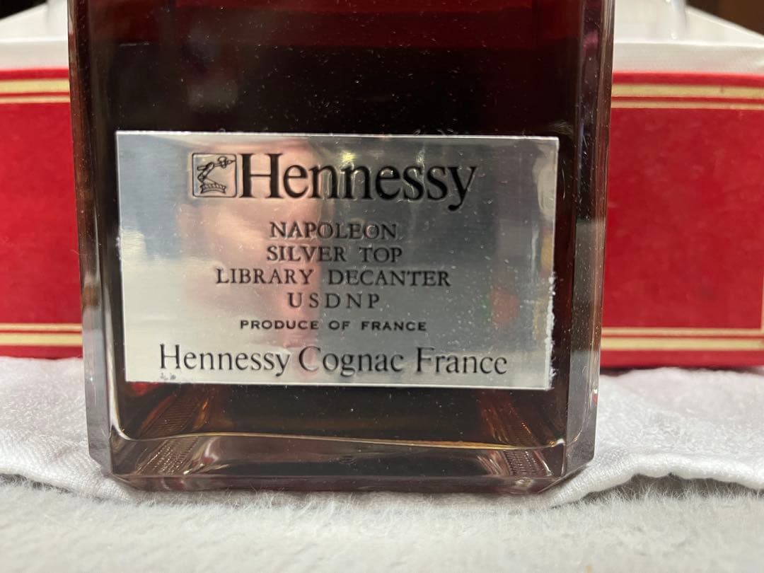 ウイスキー Hennessy Napoleon Silver Top Decanter