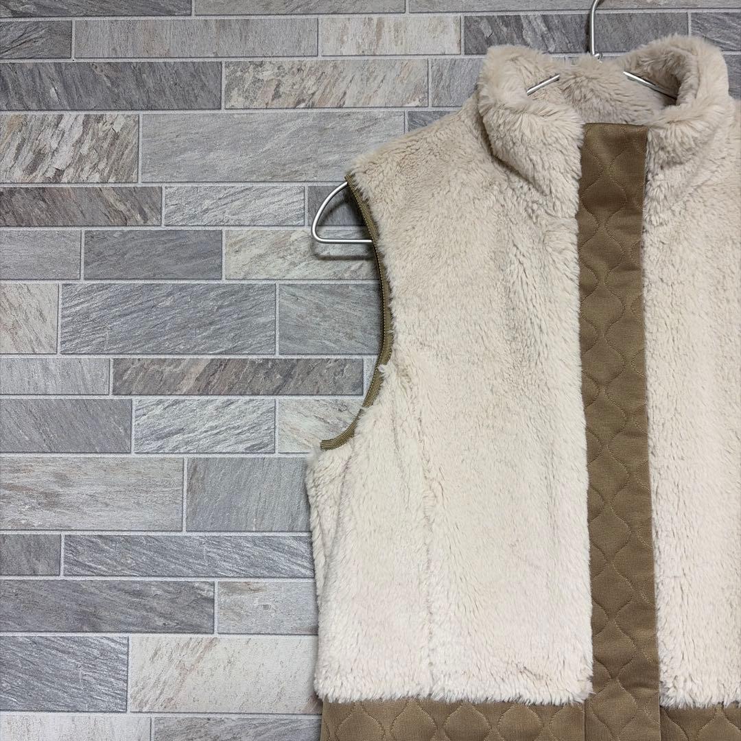 23区GOLF フェイクファー キルト ワンピース レディース ゴルフ 防寒