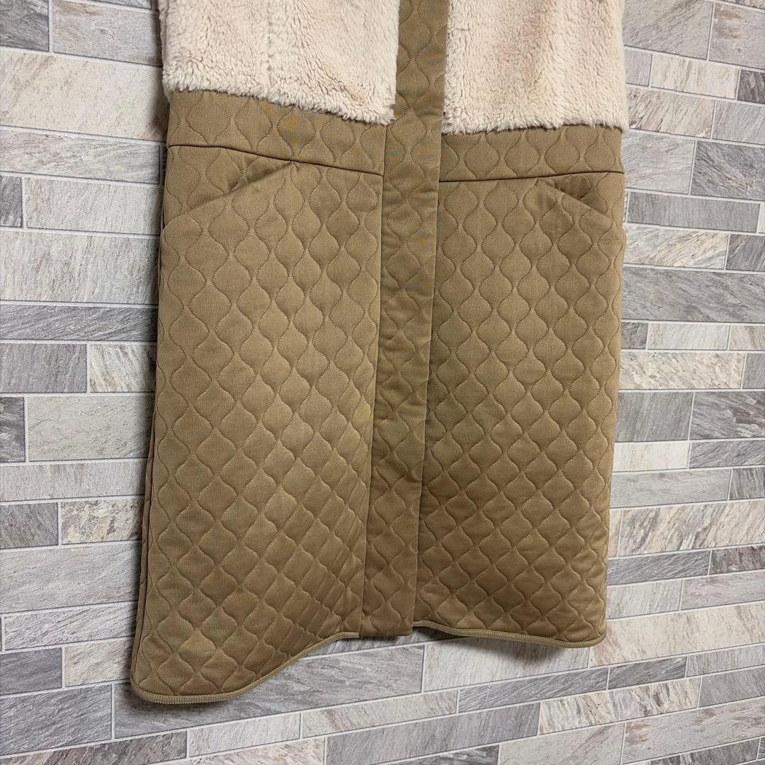 23区GOLF フェイクファー キルト ワンピース レディース ゴルフ 防寒