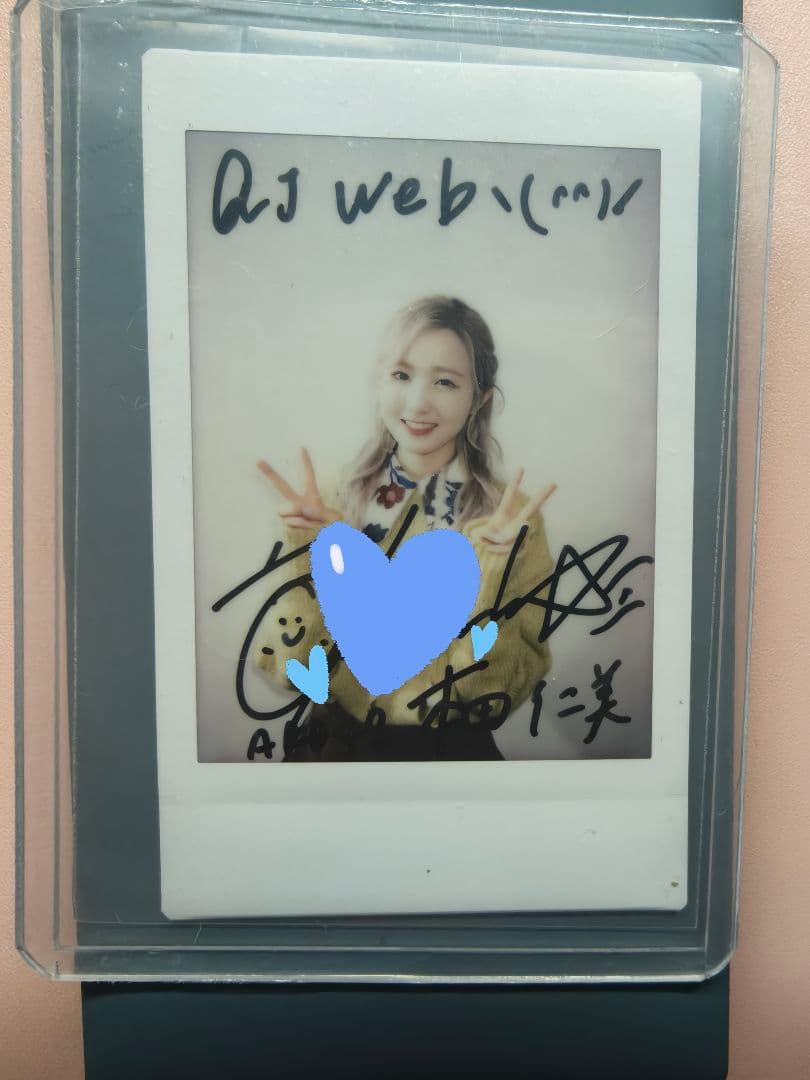 本田仁美　チェキ　 直筆サイン　HITOMI