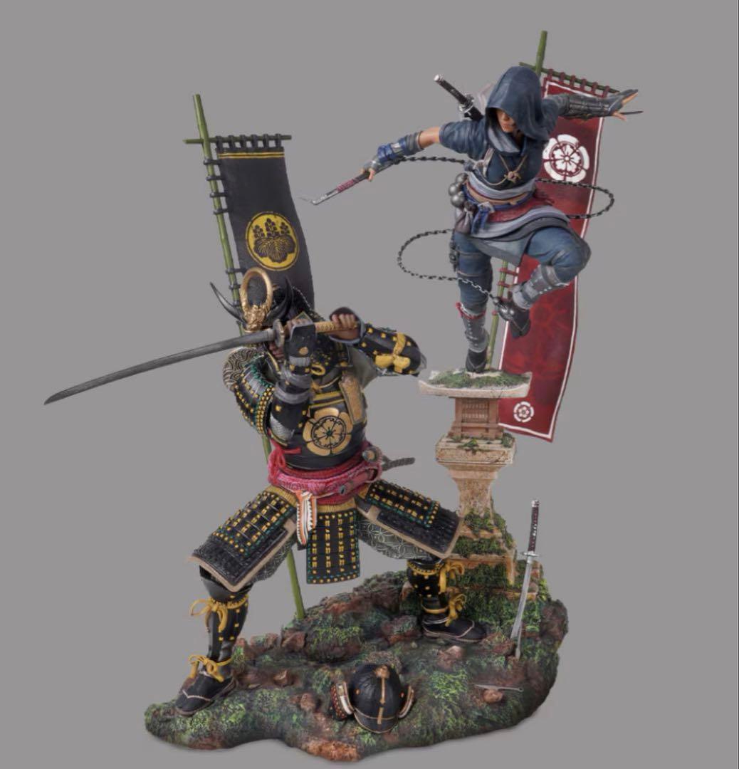 【即購入ok】アサシンクリード シャドウズ 特典 奈緒江と弥助のフィギュア