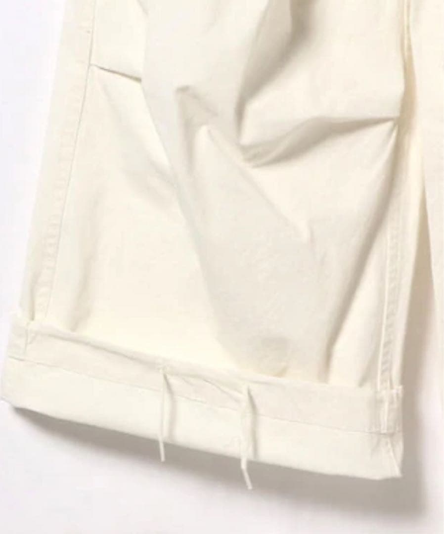 レア！ BEAMSBOY USアーミーオーバーパンツ 白 新品未使用 aiko着