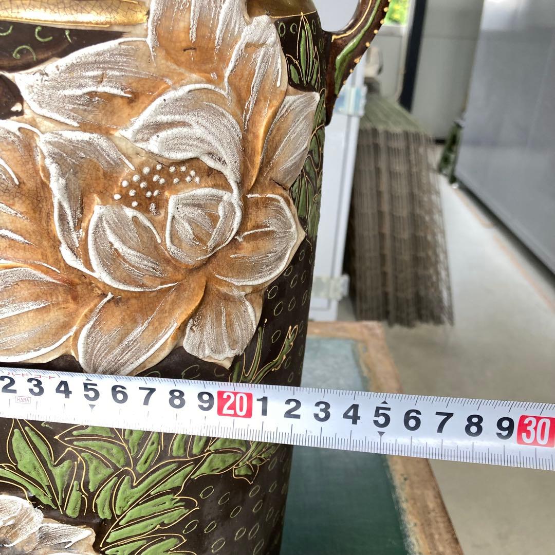 大きな壺　花瓶　インテリア　昭和レトロ