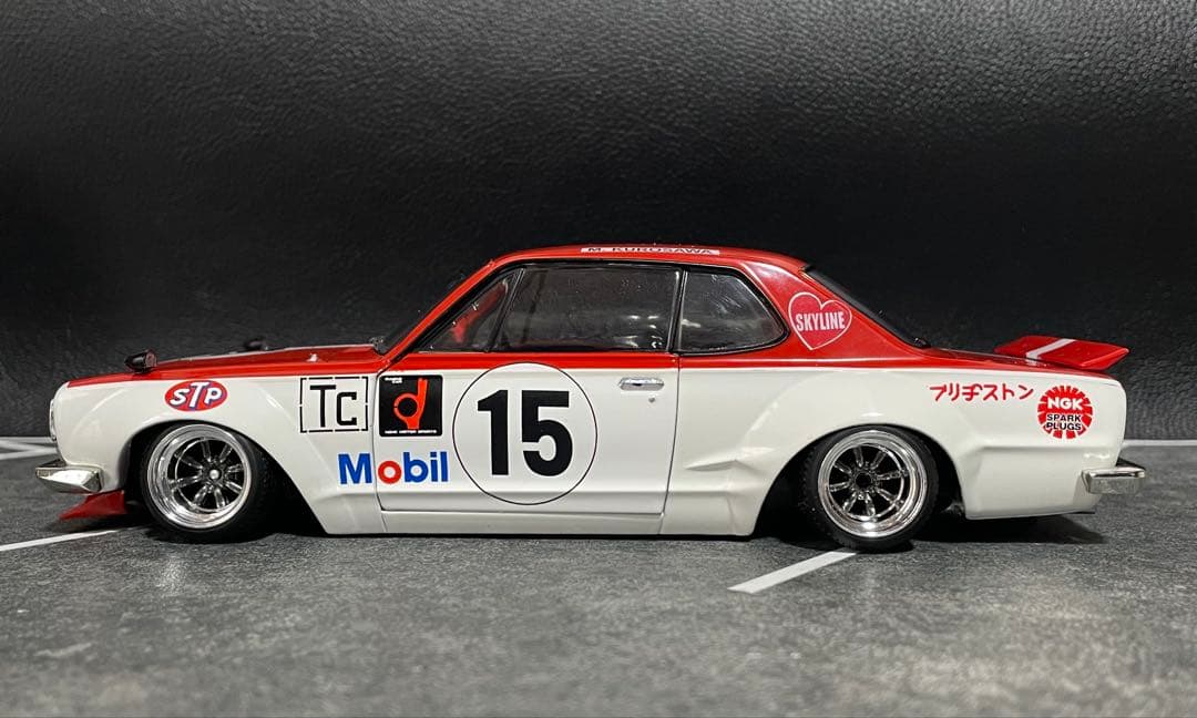 1/24 アシェット 国産名車 スカイライン GT-R ハコスカ改 カスタムカー