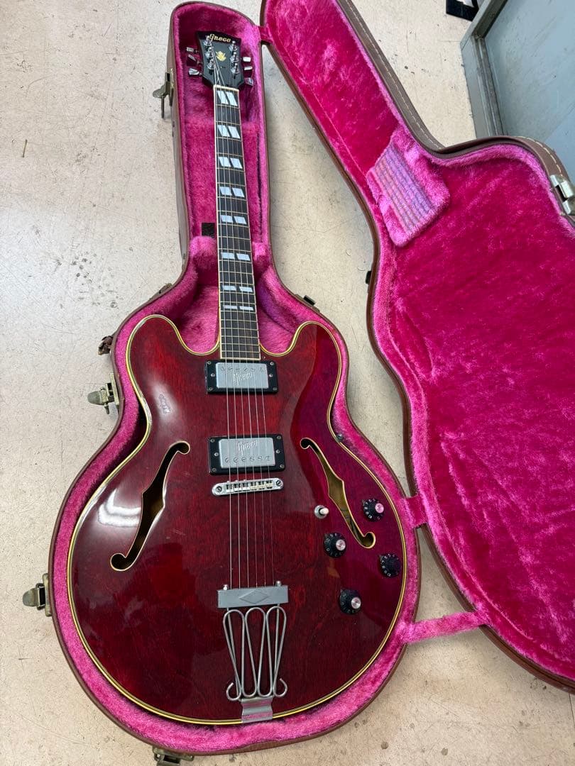 Greco ES-335タイプ チェリーレッド　セミアコ