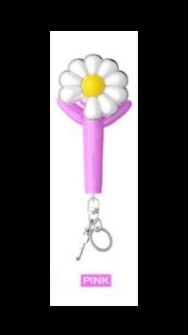 【公式】G-DRAGONジヨンミニライトキーリング ピンクソウル 韓国 コチョク