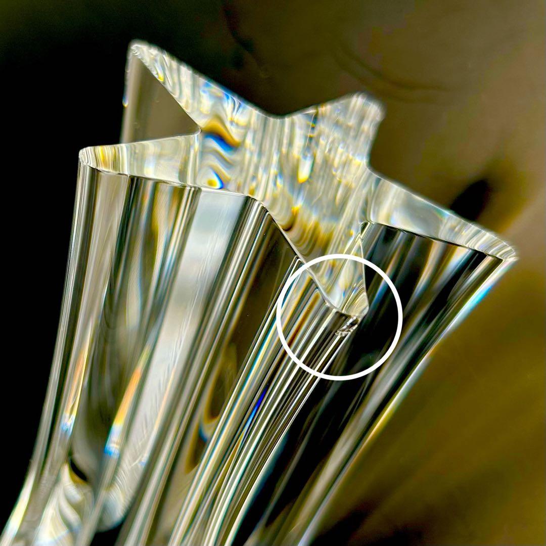 希少【極上美品】スチューベン芸術品　クリスタル　スターストゥリーム流星　オブジェ