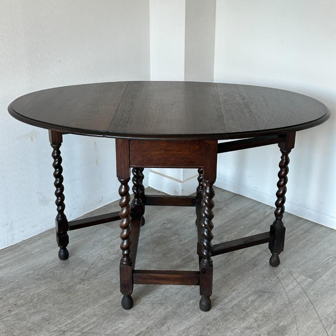 イギリス アンティーク家具 ゲートレッグテーブル 1930年頃 887A