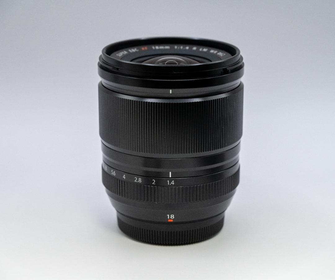 【美品】富士フイルム XF18mm F1.4 R LM WR 角形フード付