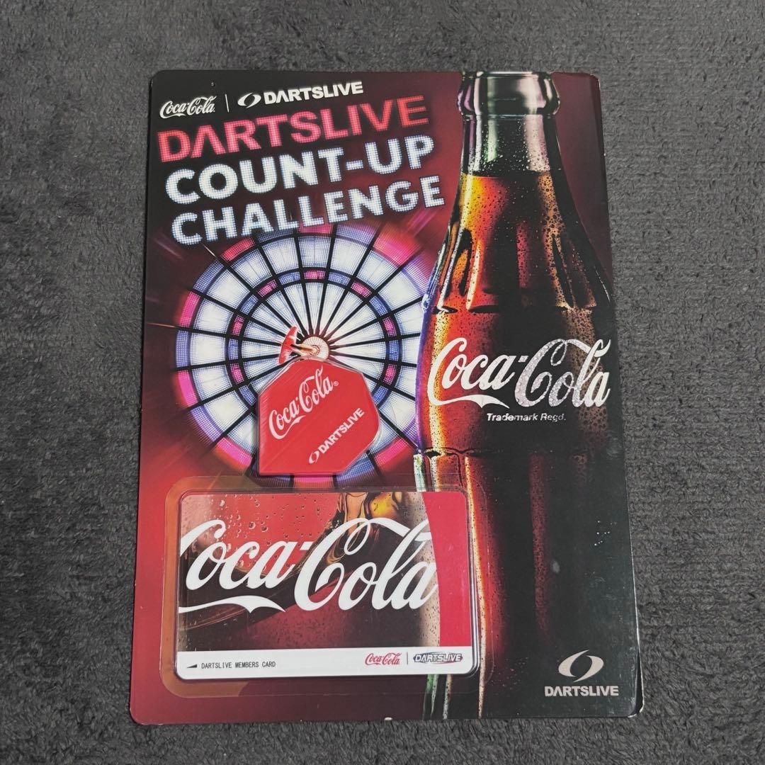新品 ダーツライブカード Coca-Colaカード&フライト コカコーラ
