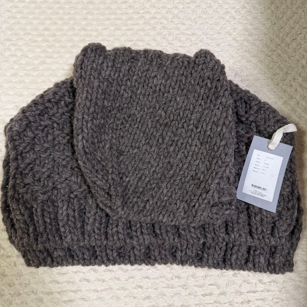 れい　トゥデイフル　Hand Knit Balaclava