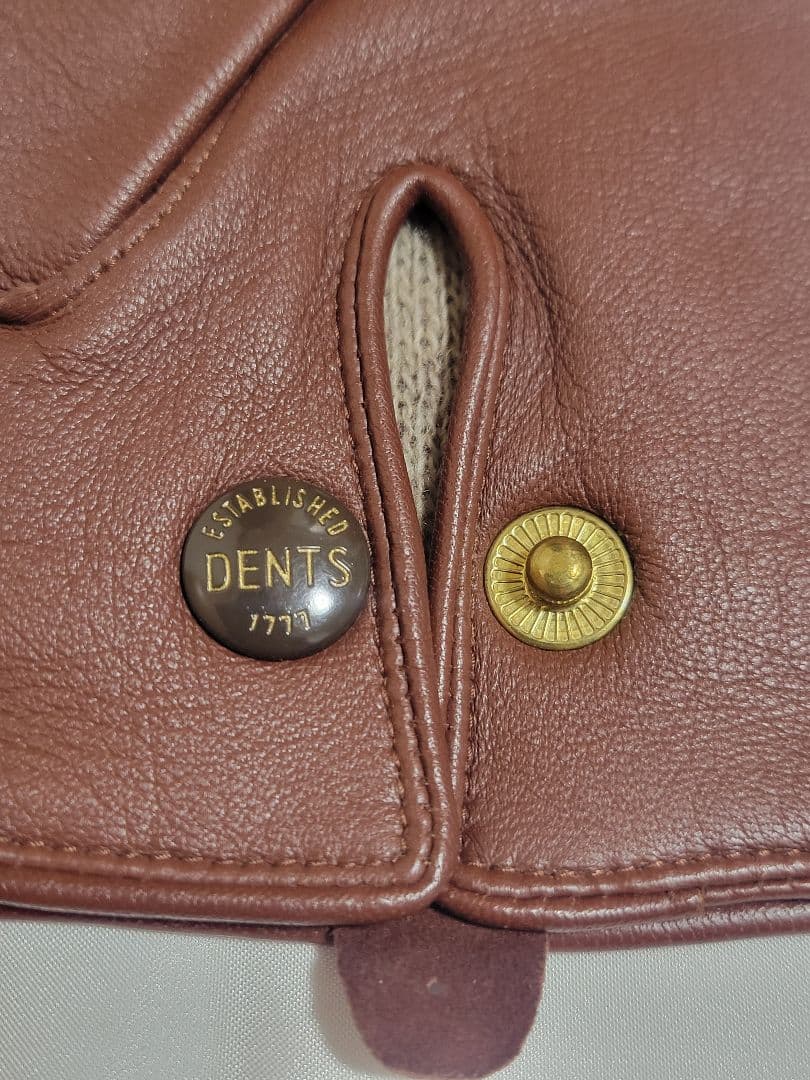 DENTS デンツ グローブ 8 革手袋 紳士手袋 手袋 レザー ブラウン 茶