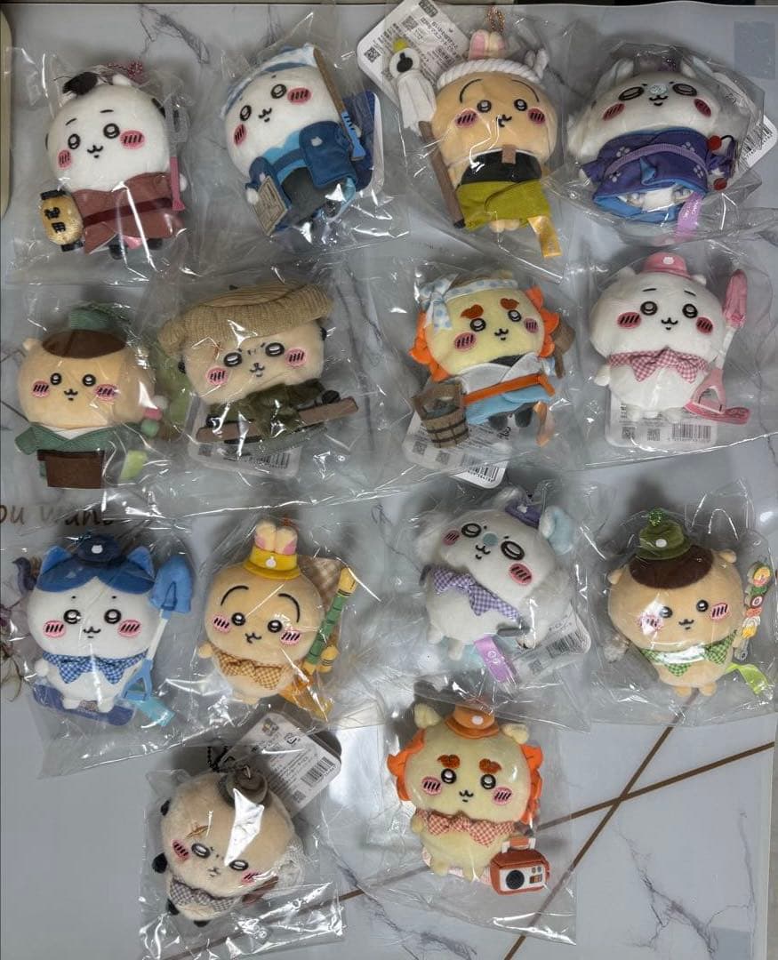 【新品】ちいかわぽけっと ピクニックなマスコット　江戸なマスコット 14点セット