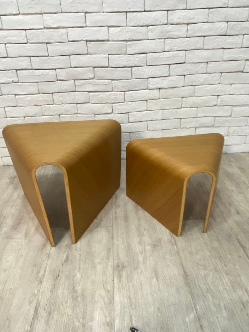 ⭐️【全国送料無料】レア 廃盤 無印良品 収納　ベンチ　スツール　セット