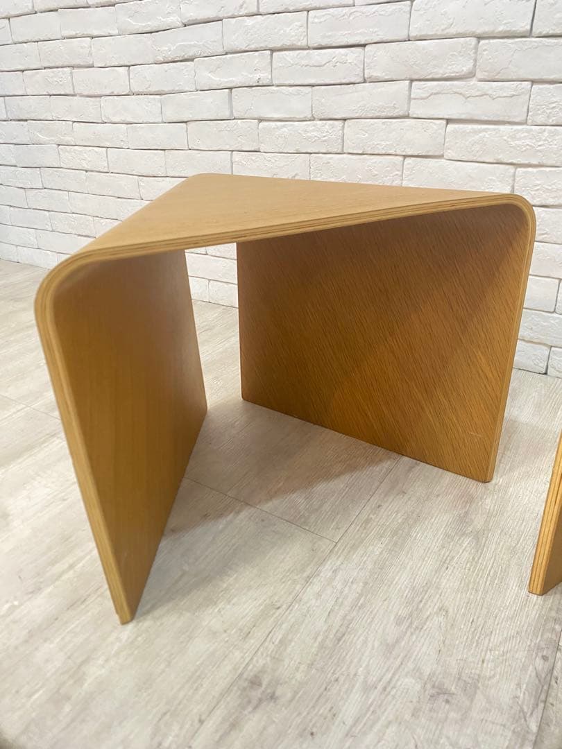 ⭐️【全国送料無料】レア 廃盤 無印良品 収納　ベンチ　スツール　セット