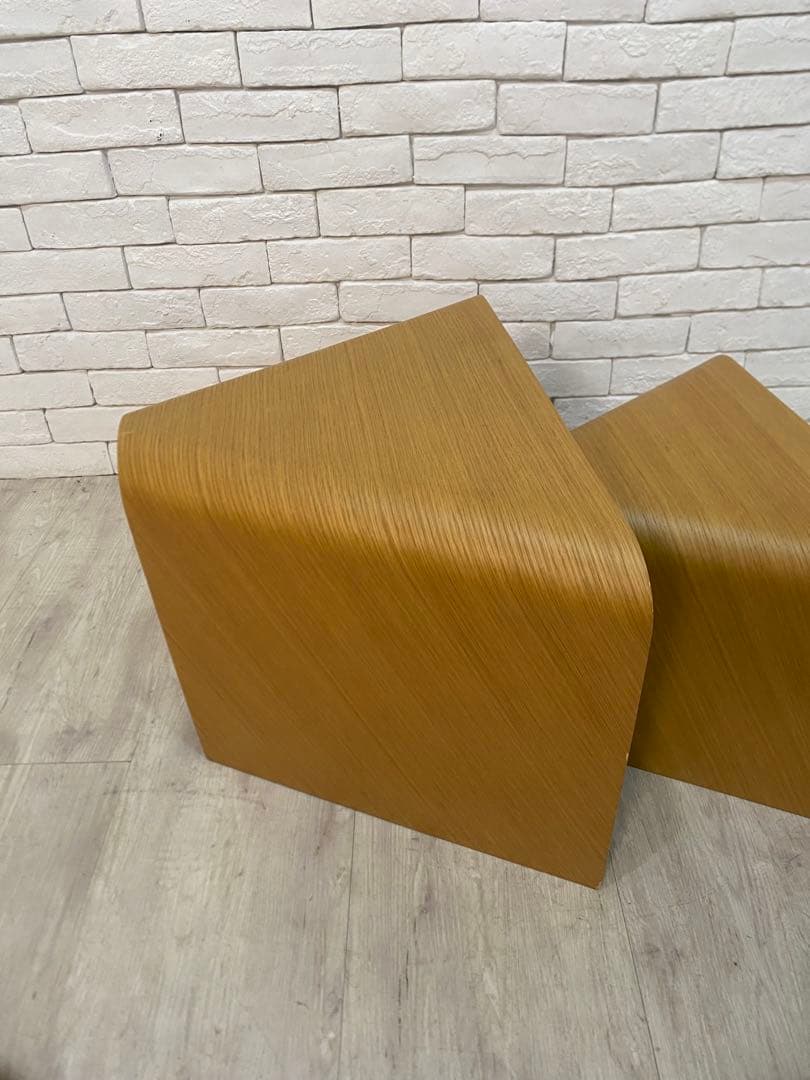 ⭐️【全国送料無料】レア 廃盤 無印良品 収納　ベンチ　スツール　セット