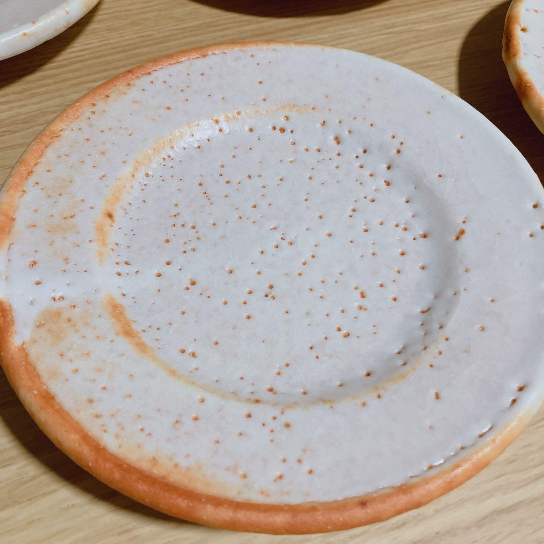 志野焼 銘々皿 加藤豊久 土代久 真作 美濃