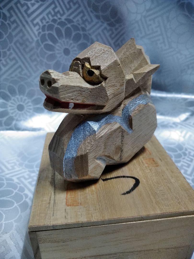 京都 八幡 石清水八幡宮 十二支 一刀彫セット