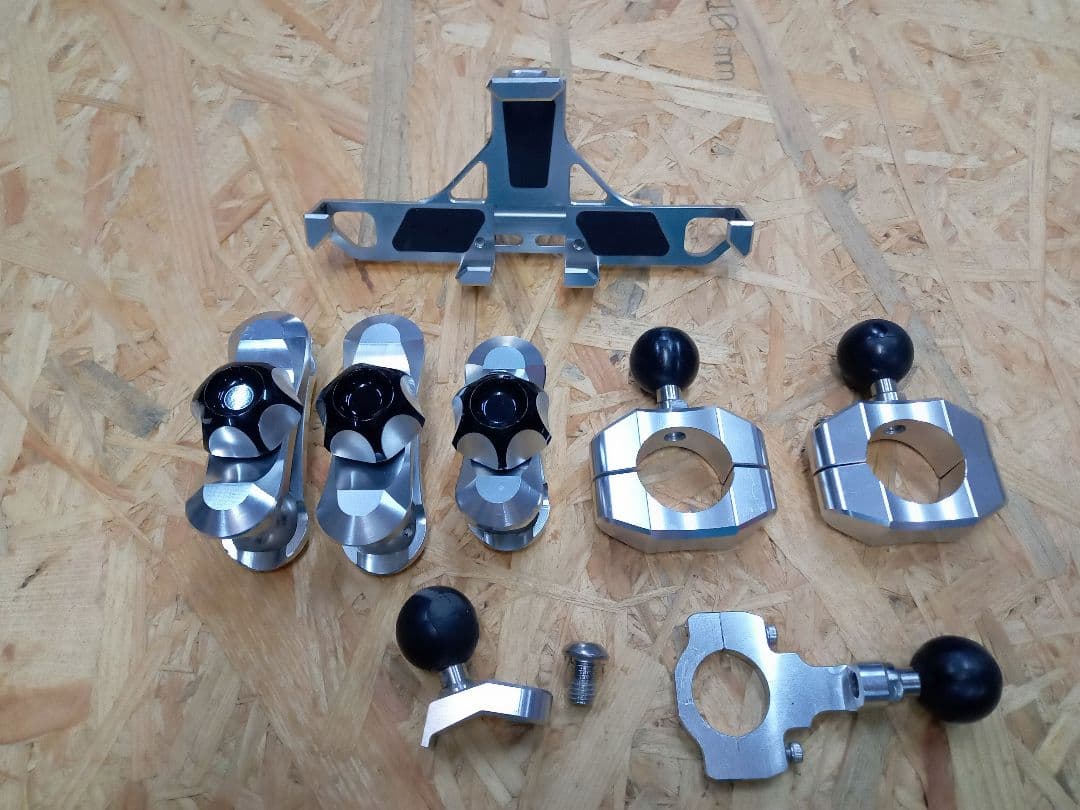 バイク用アルミマウントキット　サインハウス　スマホホルダー