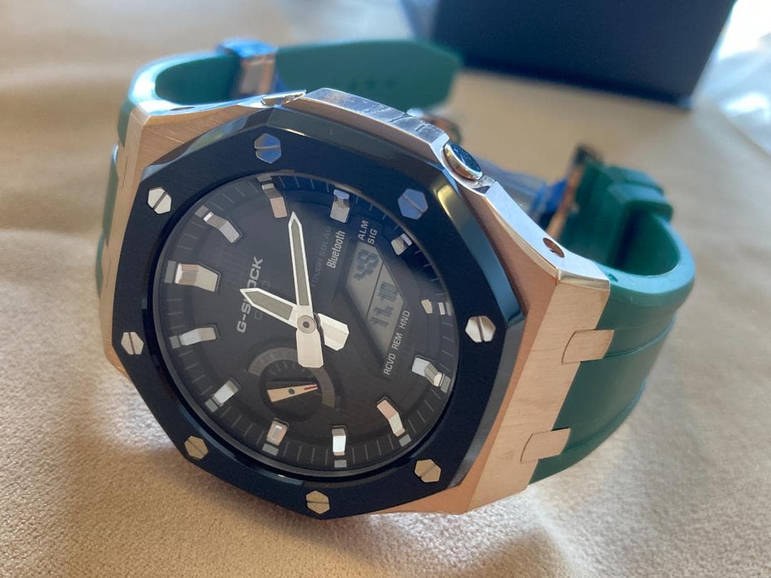 CASIO G-SHOCK GBM-2100-1AJF メタルカシオークカスタム