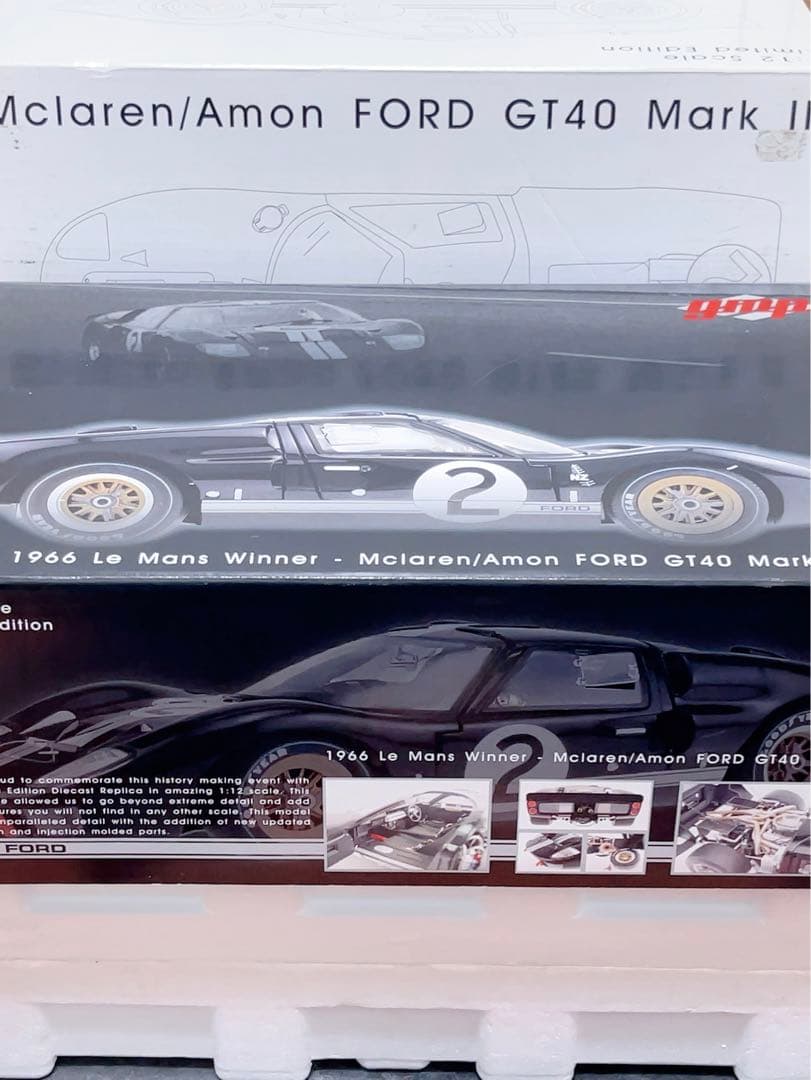 GMP 1/12 1966 Ford GT40 MkII #2優勝　≠ 1/18