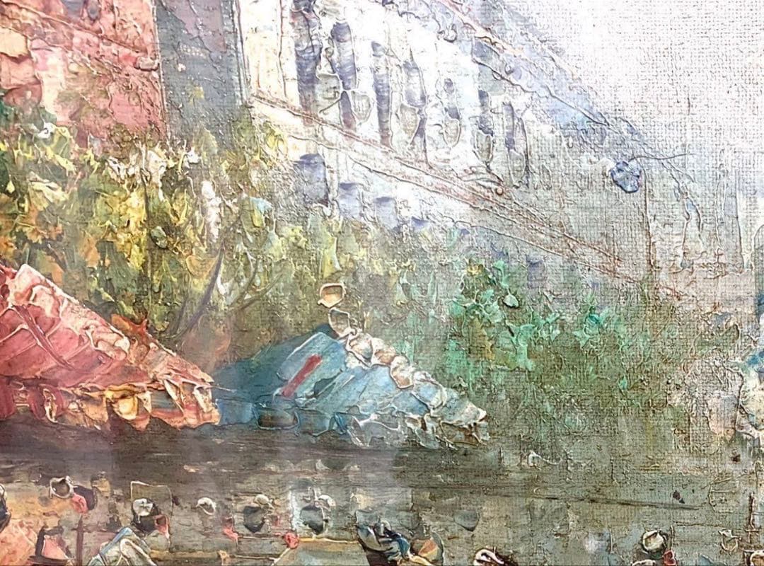 ベルナール・ビュッフェ　油彩画