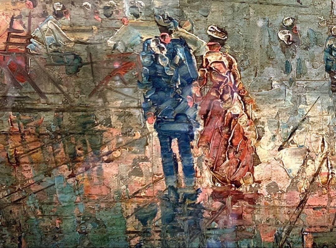 ベルナール・ビュッフェ　油彩画