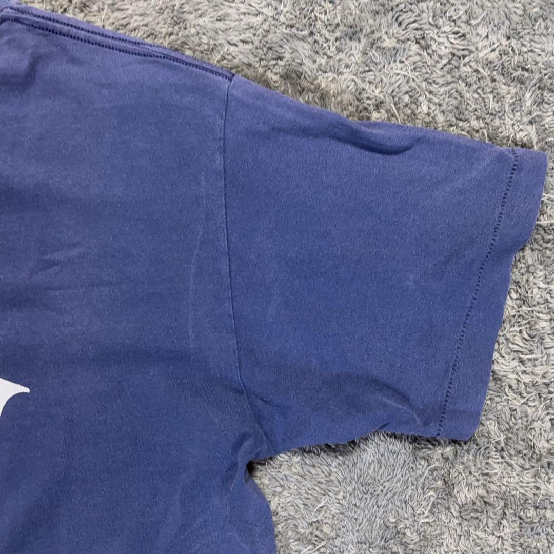 【90s】 \"old stussy\" (L) シャドーマン 茄子紺 フェード