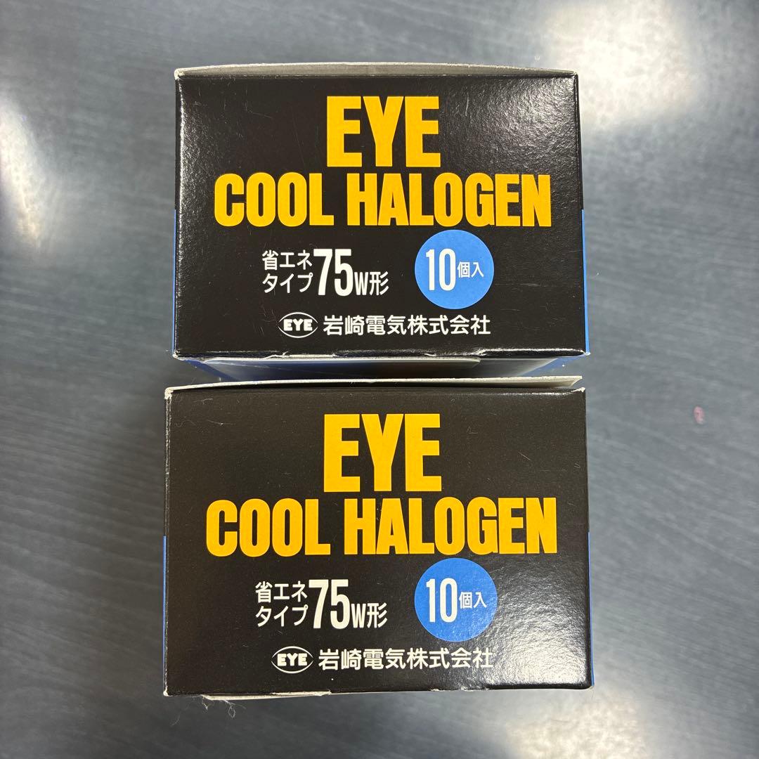 IWASAKI アイクールハロゲン 75W 20個