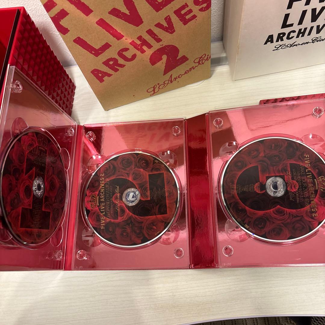 L'Arc-en-Ciel FIVE LIVE ARCHIVES セット　美品